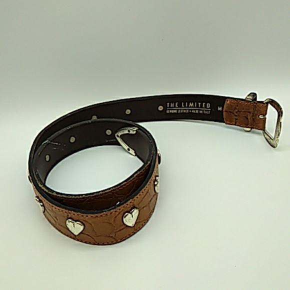 The Limited Other - The Limited genuine leather belt hearts girls M